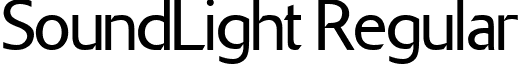 SoundLight Regular font - SoundLight.ttf