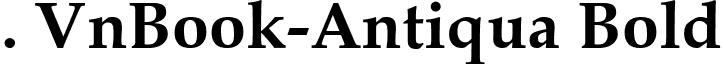 . VnBook-Antiqua Bold font - .VnBook-Antiqua.ttf
