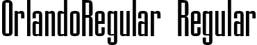 OrlandoRegular Regular font - OrlandoRegular.ttf