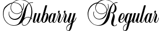 Dubarry Regular font - Dubarry.ttf