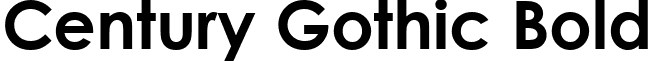 Century Gothic Bold font - GOTHICB0.TTF