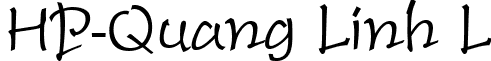 HP-Quang Linh L font - HP-Quang Linh L.ttf