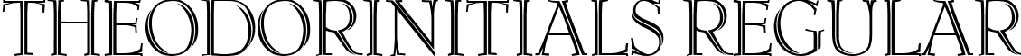 TheodorInitials Regular font - TheodorInitials.ttf