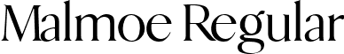 Malmoe Regular font - Malmoe.ttf