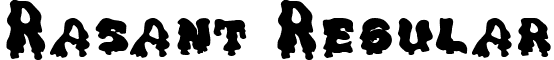 Rasant Regular font - Rasant.ttf