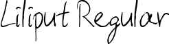 Liliput Regular font - Liliput.ttf