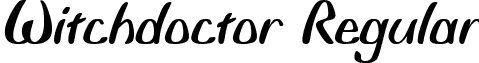 Witchdoctor Regular font - Witchdoctor.ttf