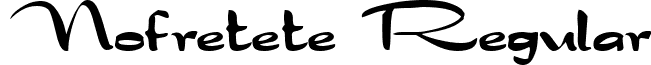 Nofretete Regular font - Nofretete.ttf