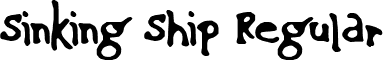Sinking Ship Regular font - sinking_ship___01.ttf