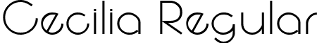 Cecilia Regular font - Cecilia.ttf