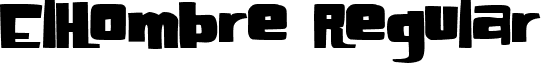 ElHombre Regular font - ElHombre.ttf