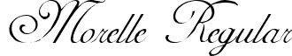 Morelle Regular font - Morelle.ttf