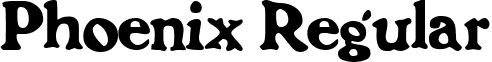 Phoenix Regular font - Phoenix.ttf