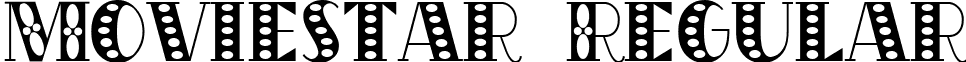 Moviestar Regular font - Moviestar.ttf