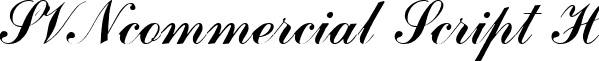 SVNcommercial Script H font - SVNcommercial Script H.ttf