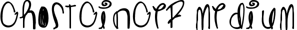 Ghostginger Medium font - Ghostginger.ttf