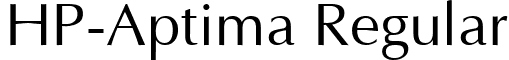 HP-Aptima Regular font - HP-Aptima.ttf