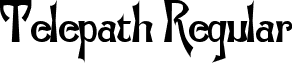 Telepath Regular font - Telepath.ttf