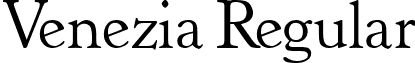 Venezia Regular font - Venezia.ttf