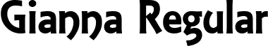 Gianna Regular font - Gianna.ttf