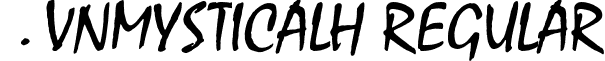 . VnMysticalH Regular font - .VnMysticalH.ttf