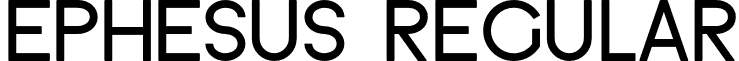 Ephesus Regular font - Ephesus.otf