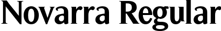 Novarra Regular font - Novarra.ttf