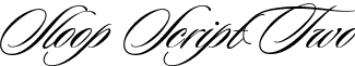 Sloop ScriptTwo font - sloopscript2.ttf