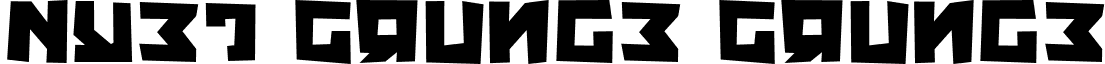 Nyet Grunge Grunge font - Nyet Grunge.ttf