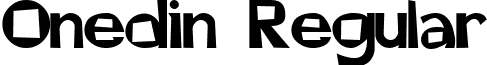 Onedin Regular font - Onedin.ttf