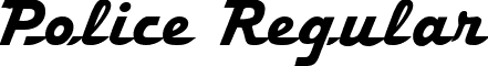 Police Regular font - Police.ttf