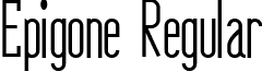 Epigone Regular font - Epigone.ttf