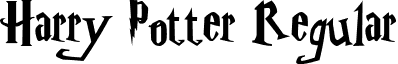 Harry Potter Regular font - Harry Potter.ttf