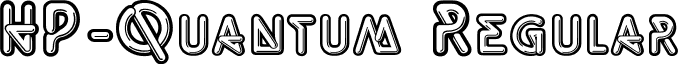 HP-Quantum Regular font - HP-Quantum.ttf