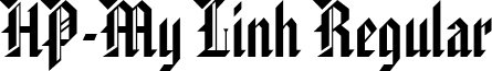 HP-My Linh Regular font - HP-My Linh.ttf