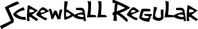 Screwball Regular font - SCREWBAL.ttf