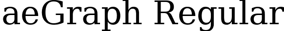 aeGraph Regular font - ae_Graph.ttf