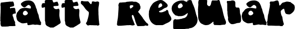 Fatty Regular font - fatty bombatty.ttf