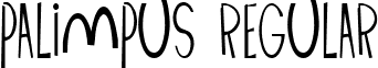 Palimpus Regular font - PALIMPUS.TTF