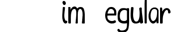 MTF Kim Regular font - MTF Kim.ttf