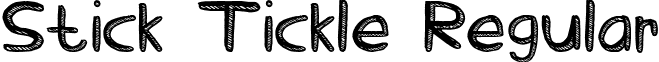 Stick Tickle Regular font - Stick Tickle.ttf