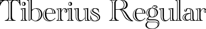 Tiberius Regular font - Tiberius.ttf