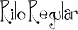 Rilo Regular font - Rilo_Erc_2006.ttf