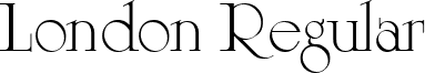 London Regular font - London.ttf