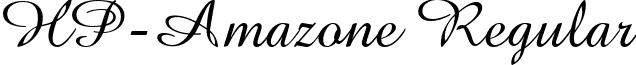 HP-Amazone Regular font - HP-Amazone.ttf