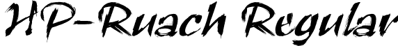 HP-Ruach Regular font - HP-Ruach.ttf