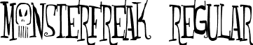 Monsterfreak Regular font - Monsterfreak.ttf