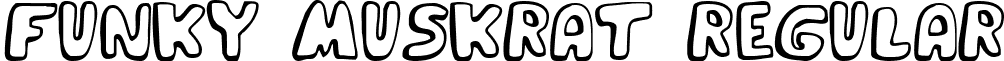 Funky Muskrat Regular font - funkymuskrat.ttf