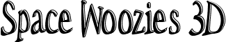 Space Woozies 3D font - Space Woozies 3D.ttf
