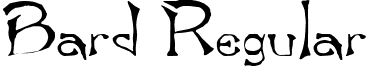 Bard Regular font - BARDN.TTF